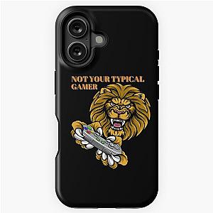 Not Your Typical Gamer Lion Design iPhone Case