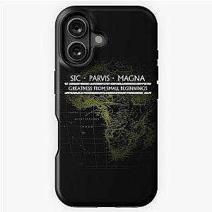 Uncharted - SIC PARVIS MAGNA iPhone Black Case