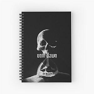 Until Dawn, a ps4 game, where Sam, Josh, Mike, Ashley, and Emily are trying to survive, Notebook