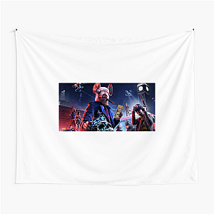 Watch Dogs Legion Iconic Masks and Cyber Uprising Motif Watch Dogs Legion Tapestries