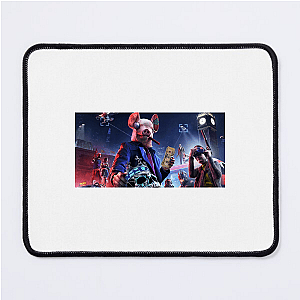 Watch Dogs Legion Iconic Masks and Cyber Uprising Motif Watch Dogs Legion Mouse Pads