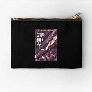 When They See Us The Central Park Five Story Style When They See Us Zipper Pouches
