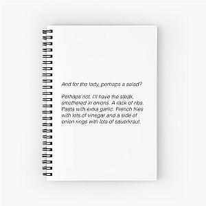 White Chick Salad Notebook