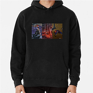 X4 Foundations Motif des vaisseaux spatiaux et des stations iconiques X4 Foundations Hoodies