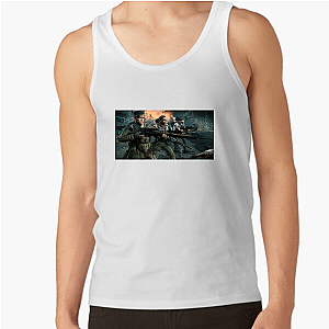 Zombie Army Iconic X Ray Kills and Undead Nazis Motif Zombie Army Tank Tops