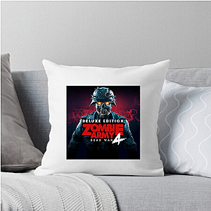 Shoot Twice, Think Once – Zombie Army 4 Zombie Army 4 Dead War Pillows Cover