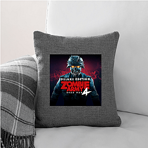 Shoot Twice, Think Once – Zombie Army 4 Zombie Army 4 Dead War Pillows Cover